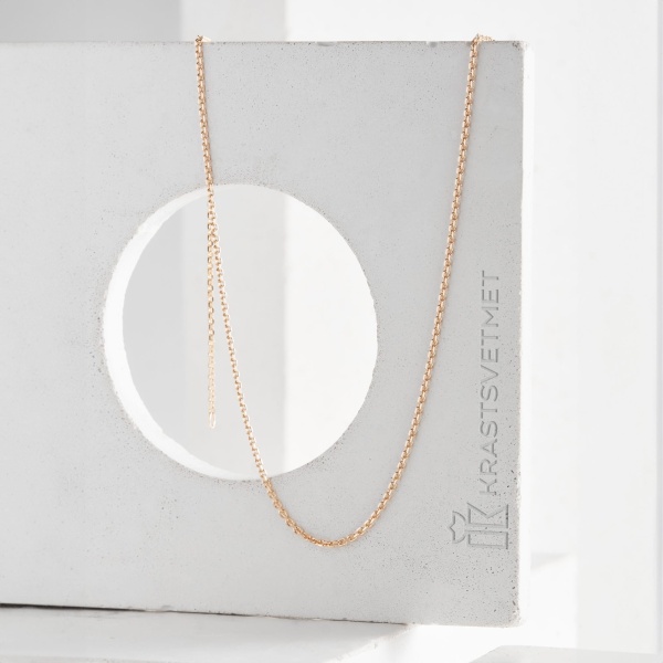 Цепь из желтого золота 585, плетение «Якорь»